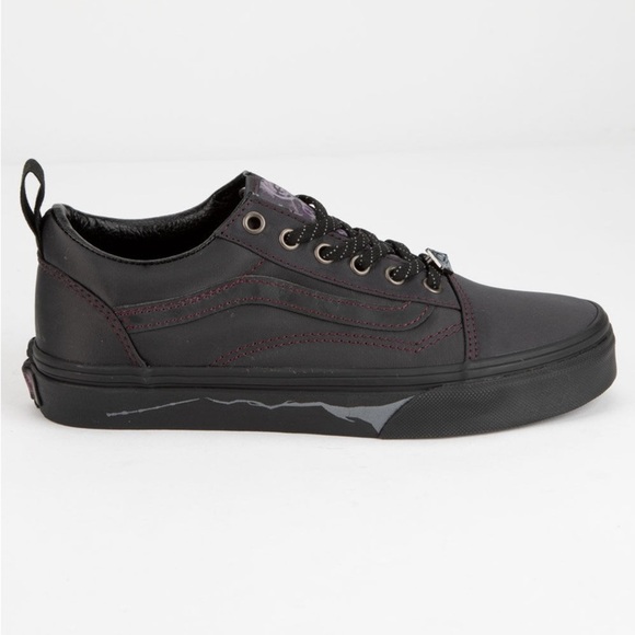 VANS x Harry Potter Deathly Hallows Old Skool Elastic Kids Shoes | NEW in BOX!🪄 - Picture 1 of 9